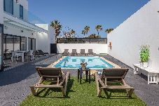 Villa a Corralejo - azul/ Waikiki